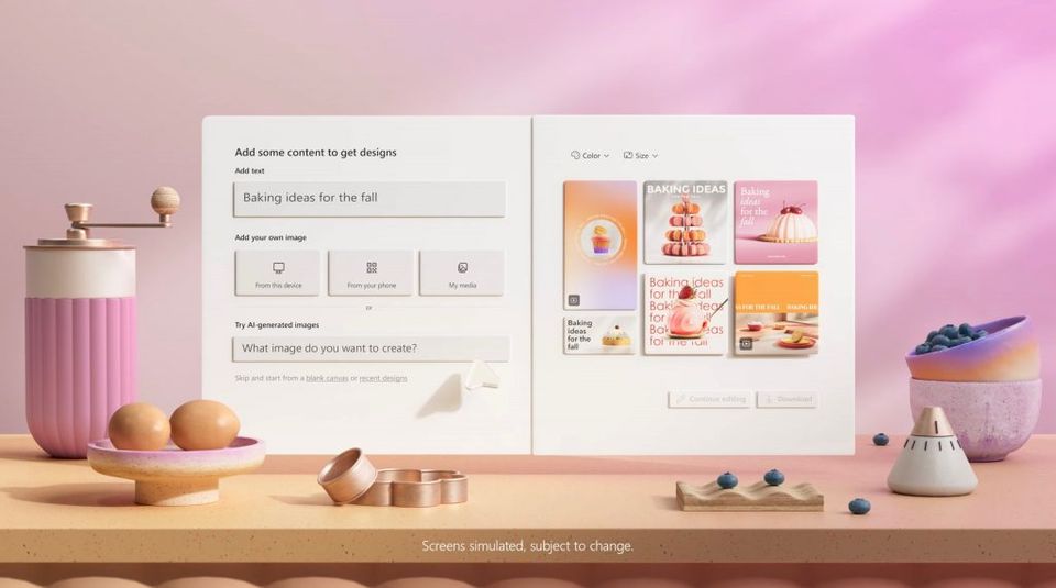 Microsoft ra mắt ứng dụng Designer và Image Creator hỗ trợ bởi công nghệ AI 
